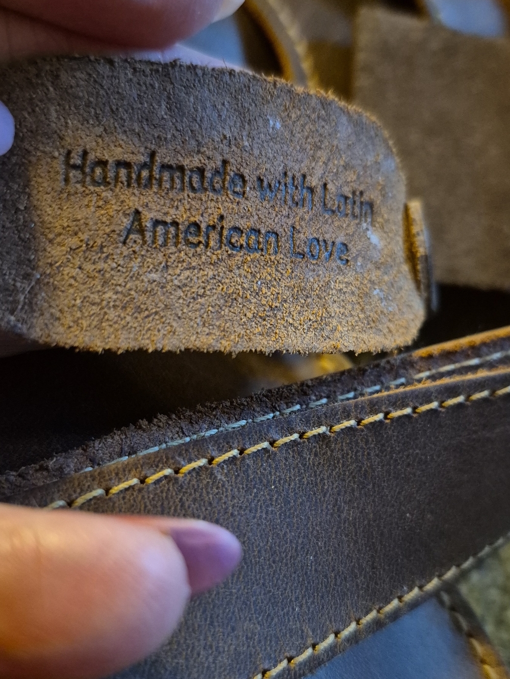 StockyardX Brown FullGrain Leather Doggy Crossbody Is functional & Unique. - Picture 11 of 16